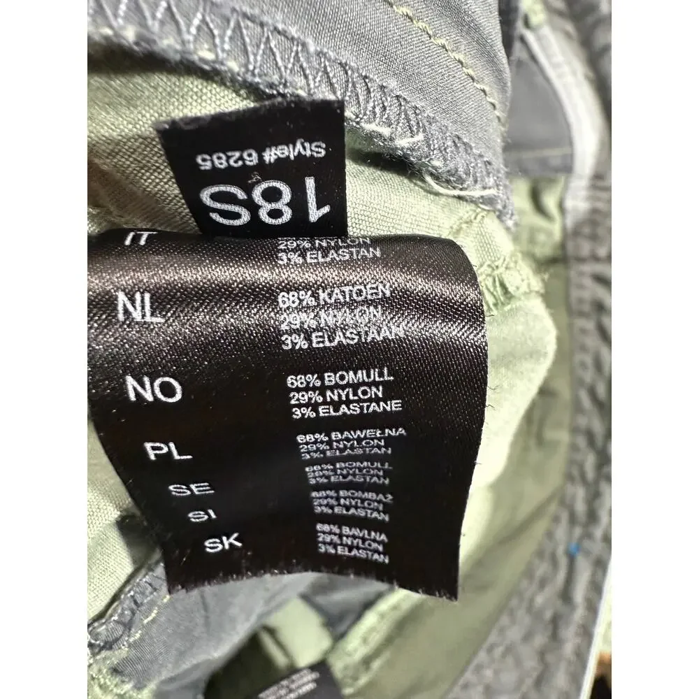 KÜHL Spire Shorts Women’s Olive Green Hiking Outdoor Cargo Pockets Size 12